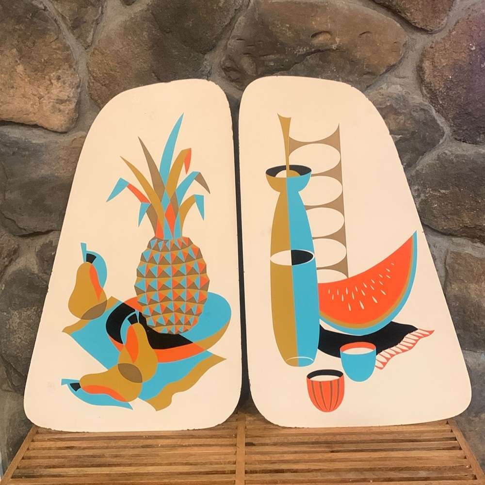 Kitschy Mid Century Vintage Wall Art